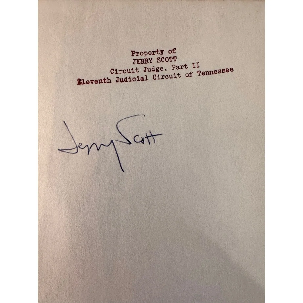 Personalities of the South Book American‎ Biographical Institute 1974 Signed